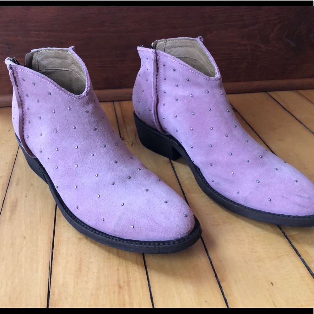 Old Gringo pale pink booties